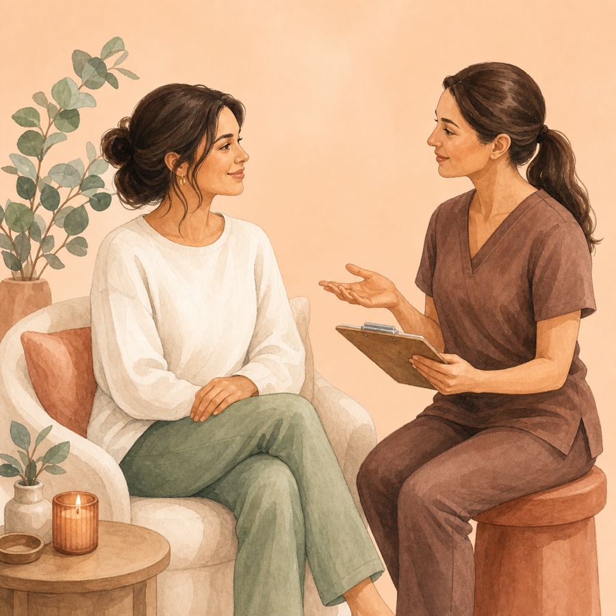 Recovery-focused massage following plastic surgery